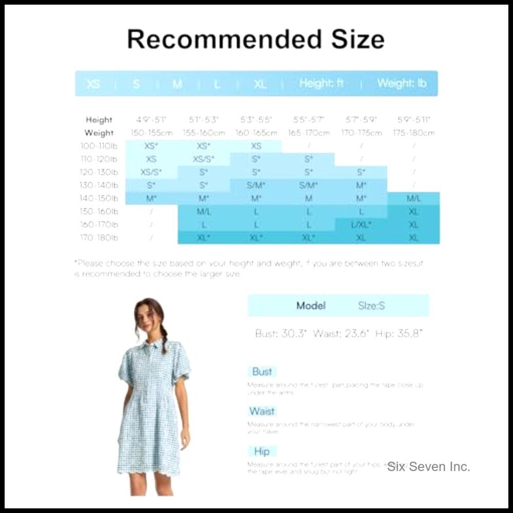Short Sleeve Pleated Mini Shirt Dress with Embroidered Gingham Fabric - Picture 6 of 7